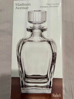 Madison Avenue Fine Crystal Whiskey Decanter